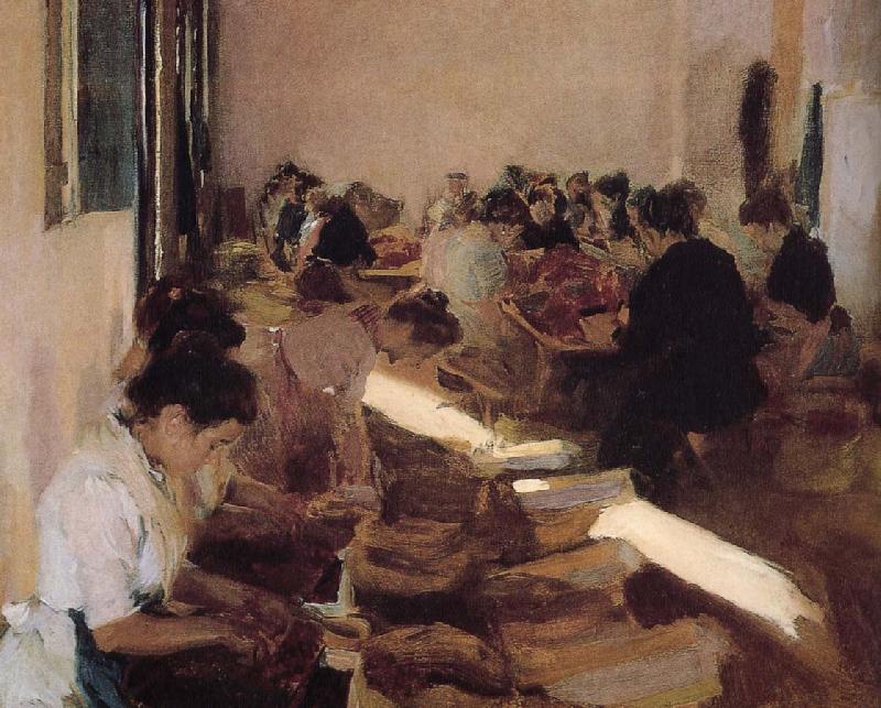 Joaquin Sorolla Packing the raisins